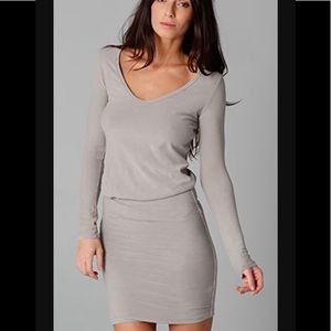 James Perse Gray Mini Dress